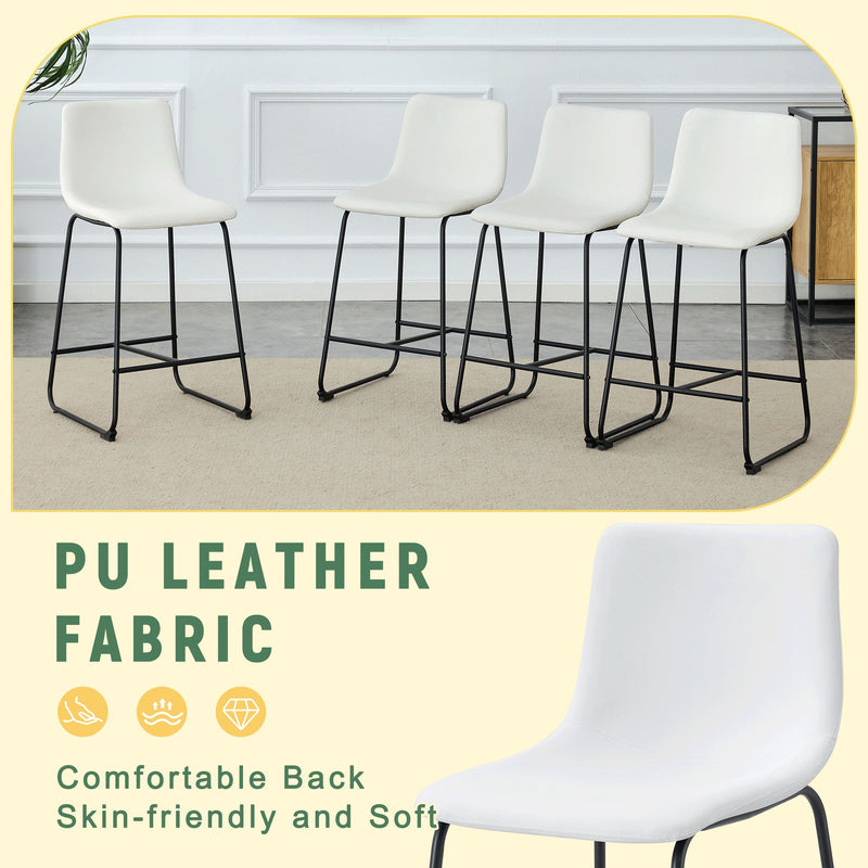 Retro Bar Chairs, Comfortable Stools (Set of 2) by HouseOfZazla