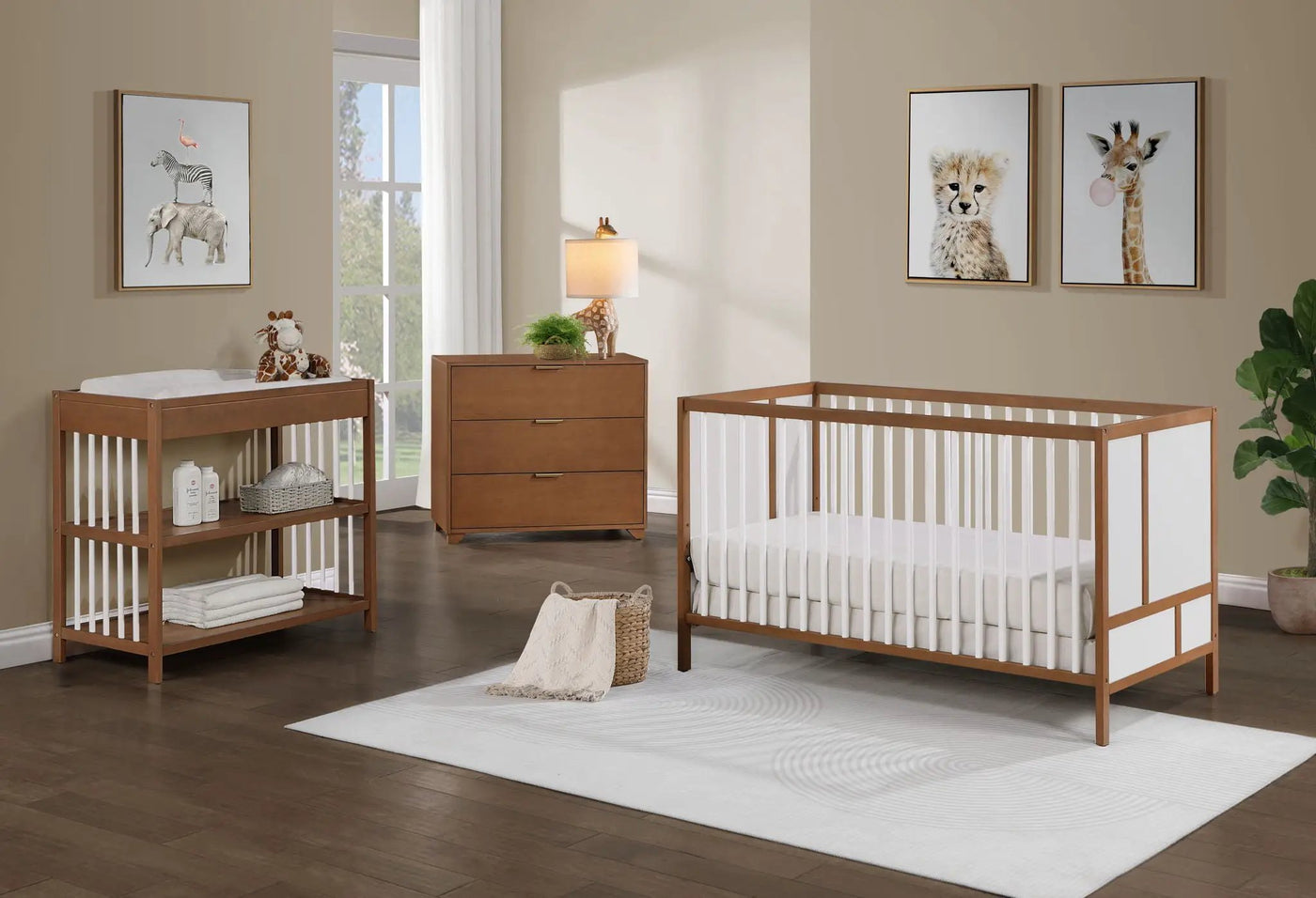 Pixie Finn - 3-in-1 Crib - Walnut by Unique Piece Furniture