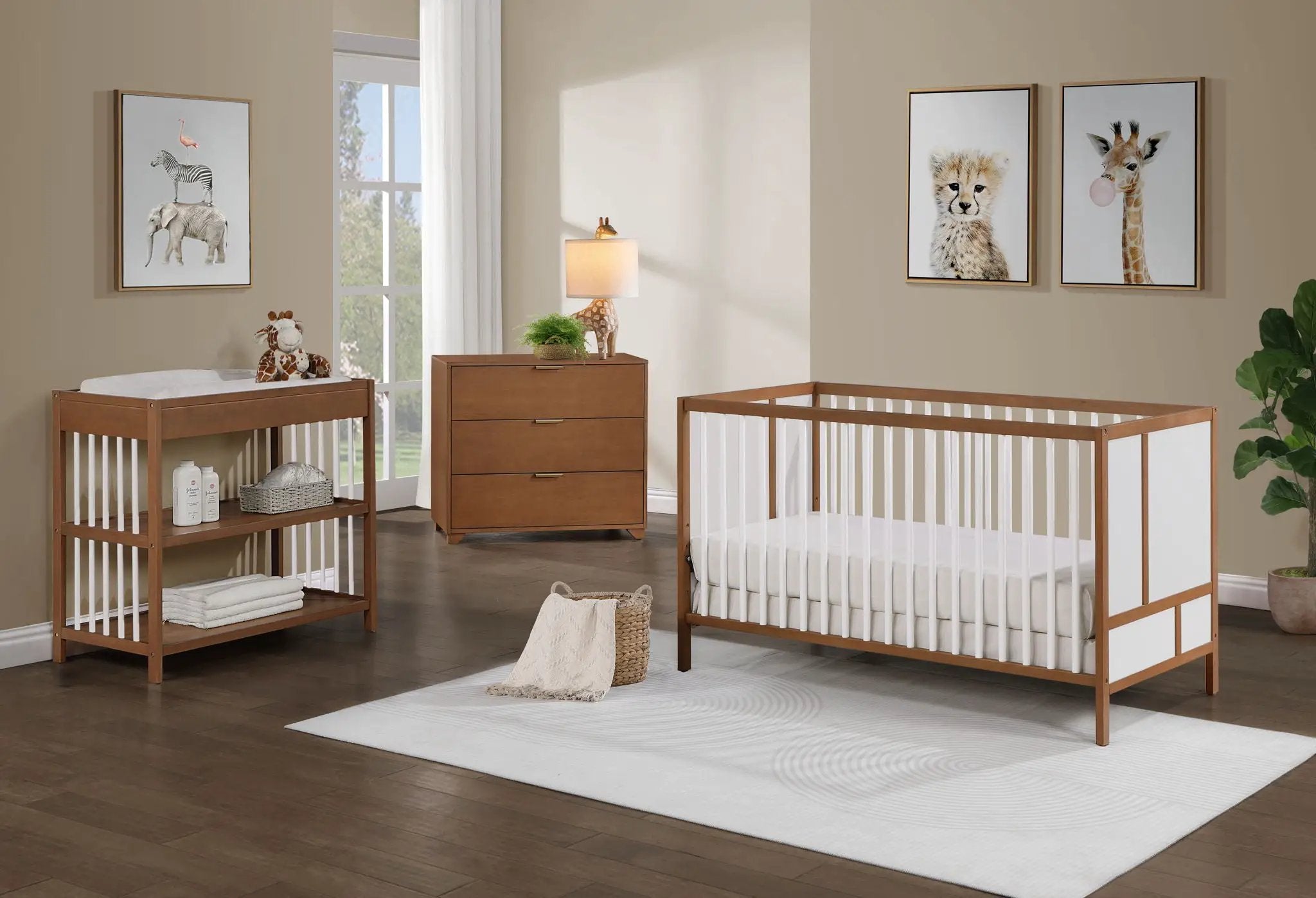 Pixie Finn - 3-in-1 Crib - Walnut by Unique Piece Furniture