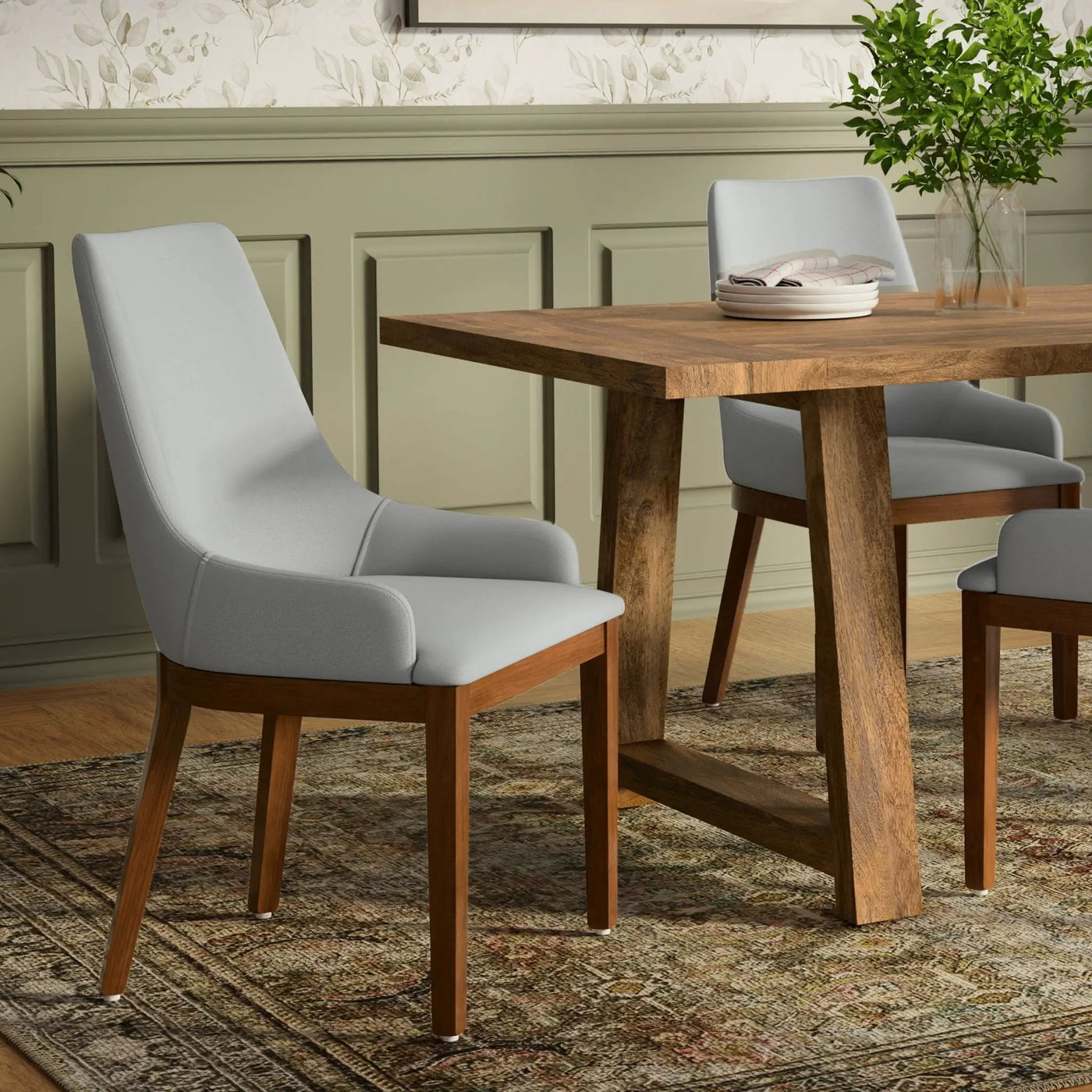 Stephanie - Upholstered Dining Chair (Set of 2) by HouseOfZazla