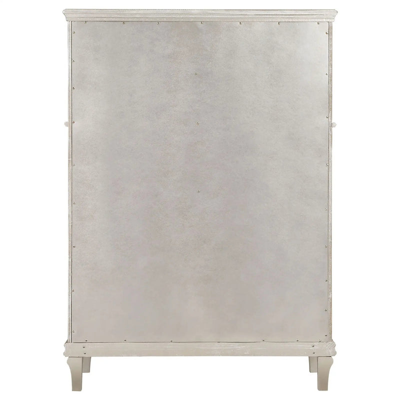 Katerina - 5 Drawer Chest With Hidden Drawer - Oak