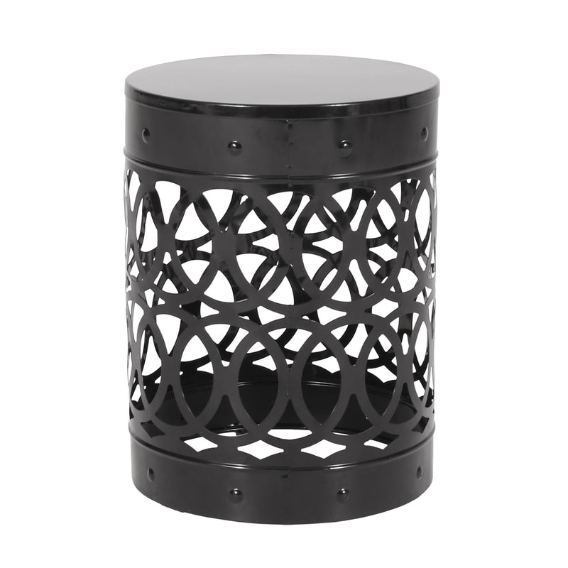 Outdoor Metal Large End Table, Modern Design by HouseOfZazla