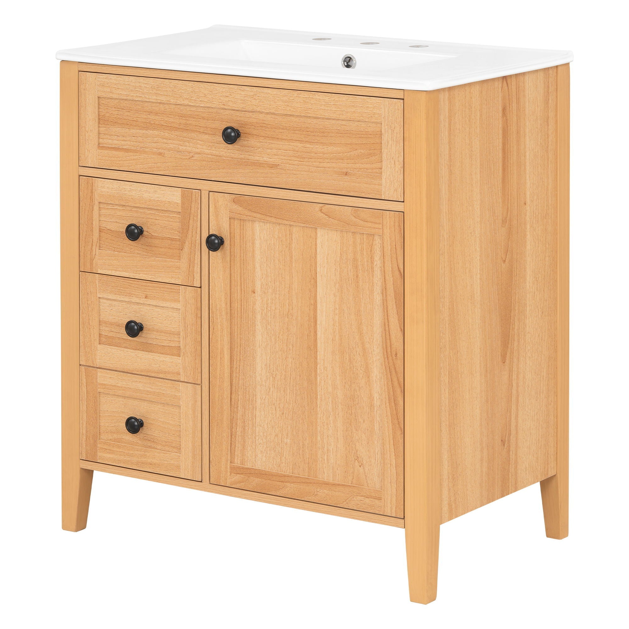 Bathroom Vanity With Sink, Soft Closing Cabinet by HouseOfZazla