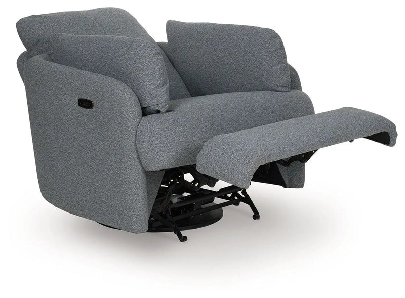 Alainmont Next-Gen Nuvella - Swivel Power Recliner by Unique Piece Furniture
