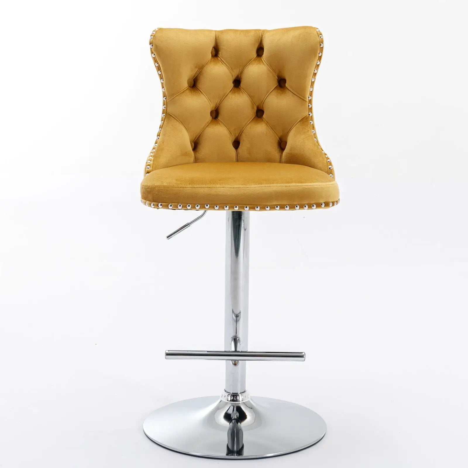 Swivel Adjustable Height Barstools Set of 2 by HouseOfZazla
