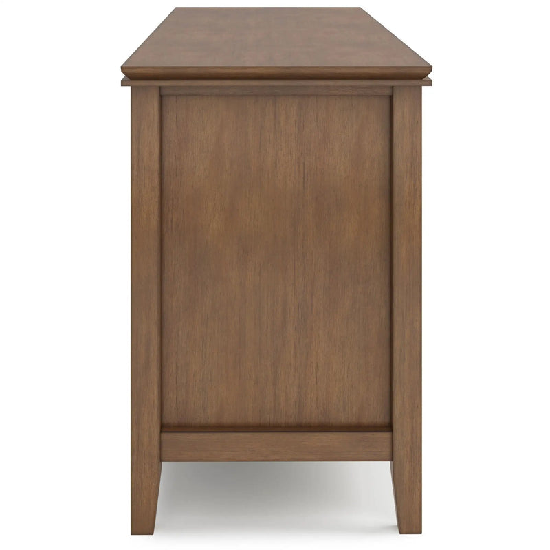 Artisan - TV Media Stand - Rustic Natural Aged Brown by Unique Piece Furniture