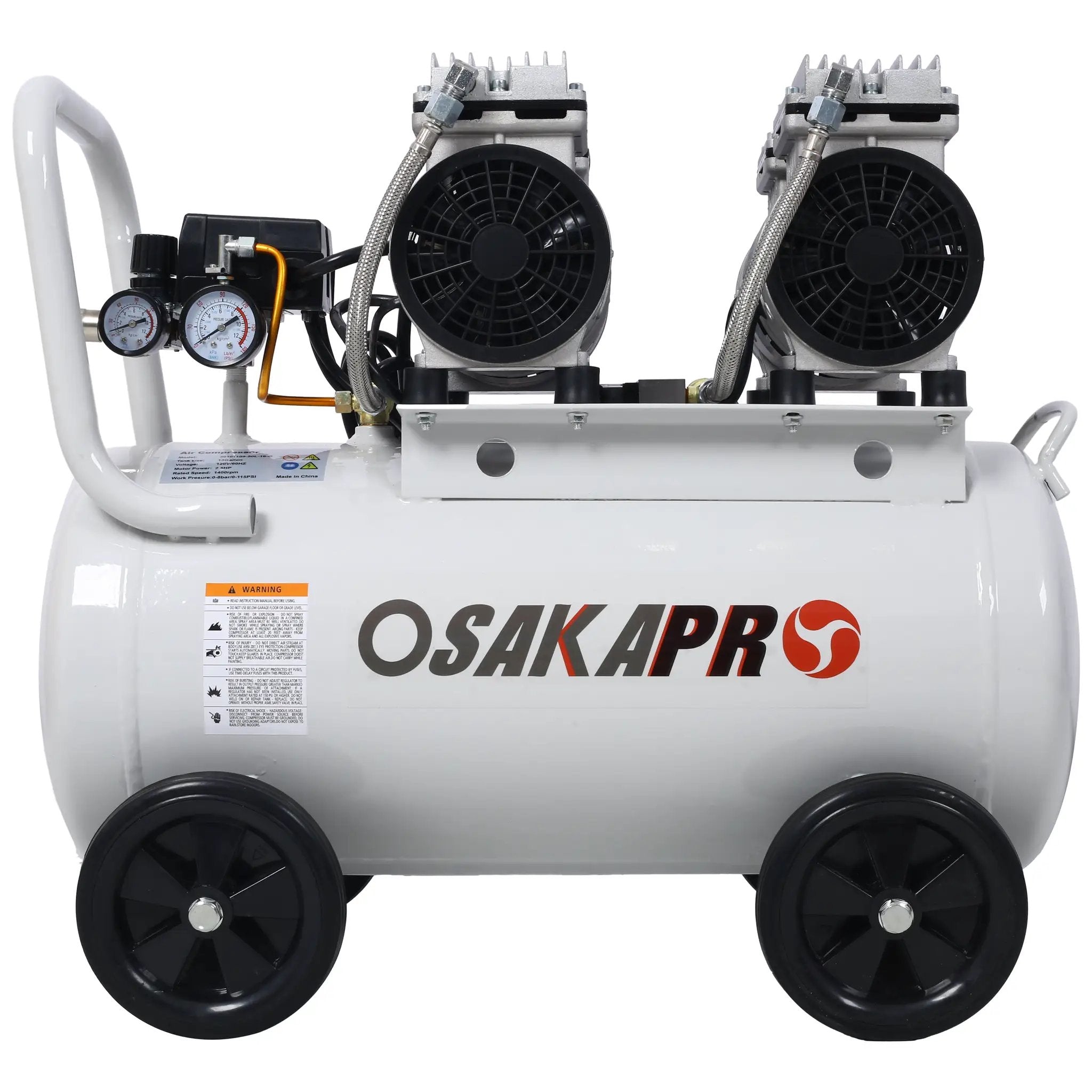 2.5 HP Silent Air Compressor 13 Gallon by HouseOfZazla