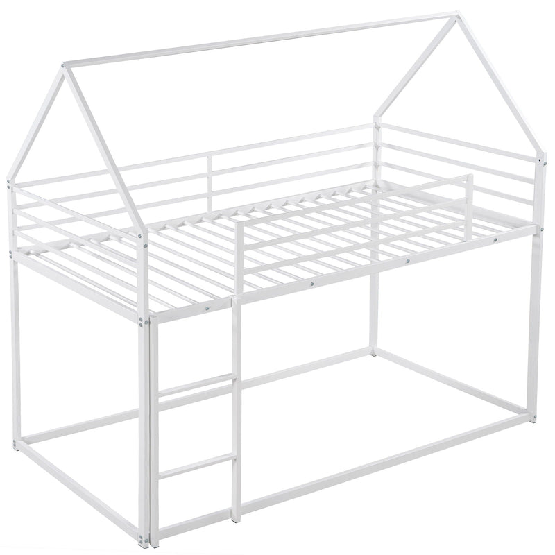 House Bunk Bed With Built In Ladder