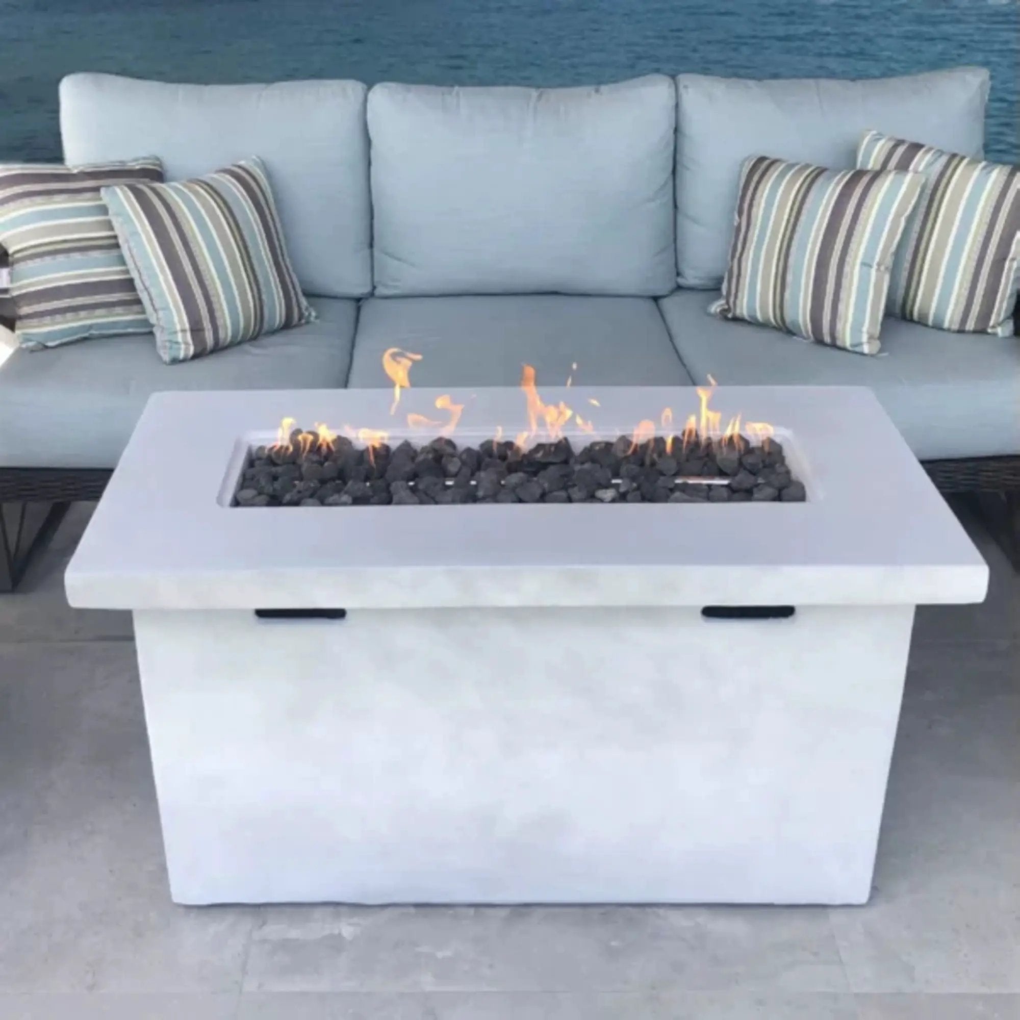 Reinforced - Propane Outdoor Fire Pit Table by Unique Piece Furniture