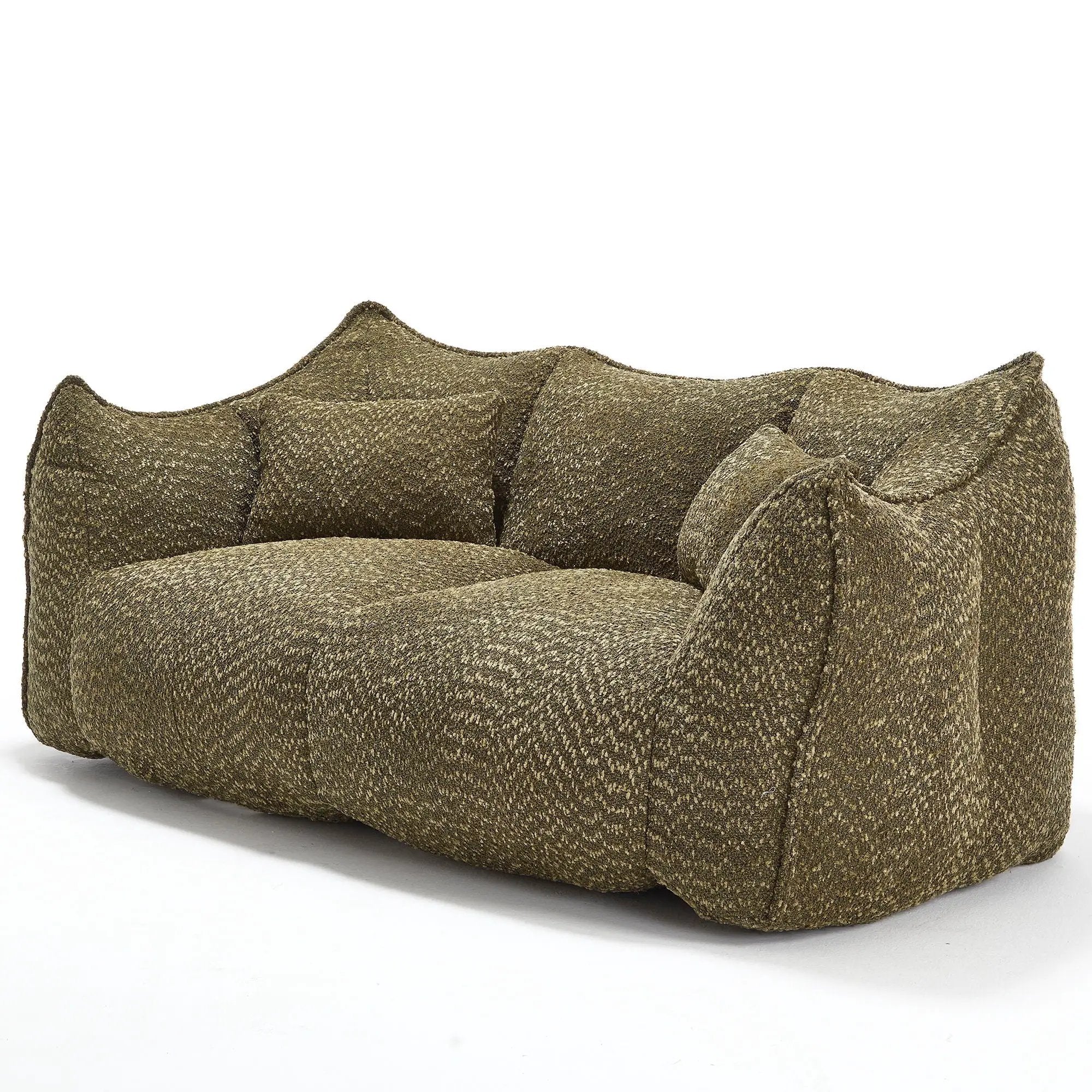 Comfortable Dual Beanbag Chair With High Resilience Foam Core For 2 People by HouseOfZazla