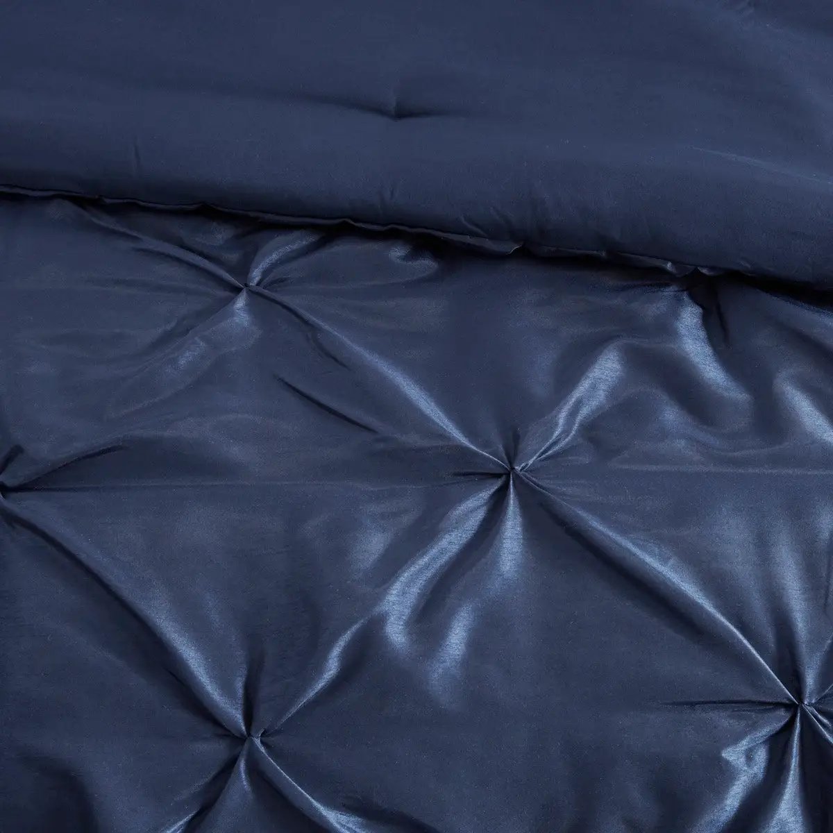 7 Piece Tufted Comforter Set Navy California King by HouseOfZazla