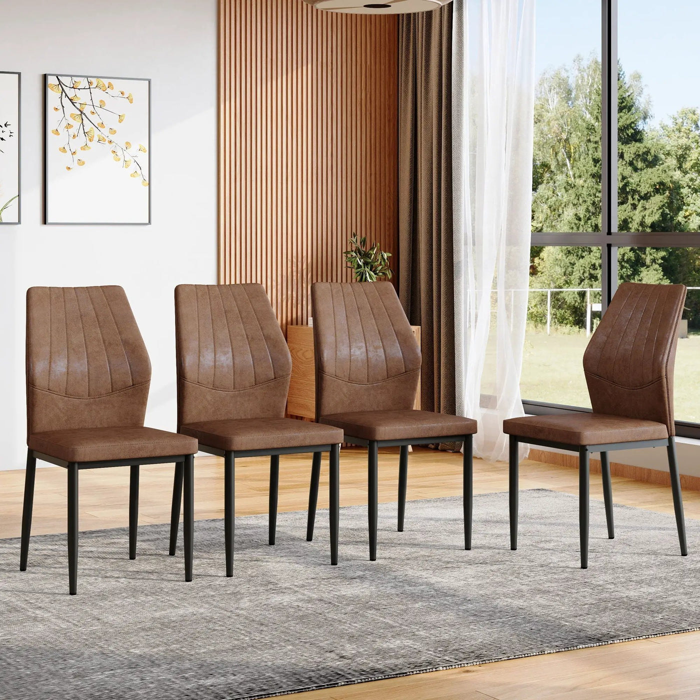 Dining Chairs With Shell Pattern, Comfort and Style by HouseOfZazla