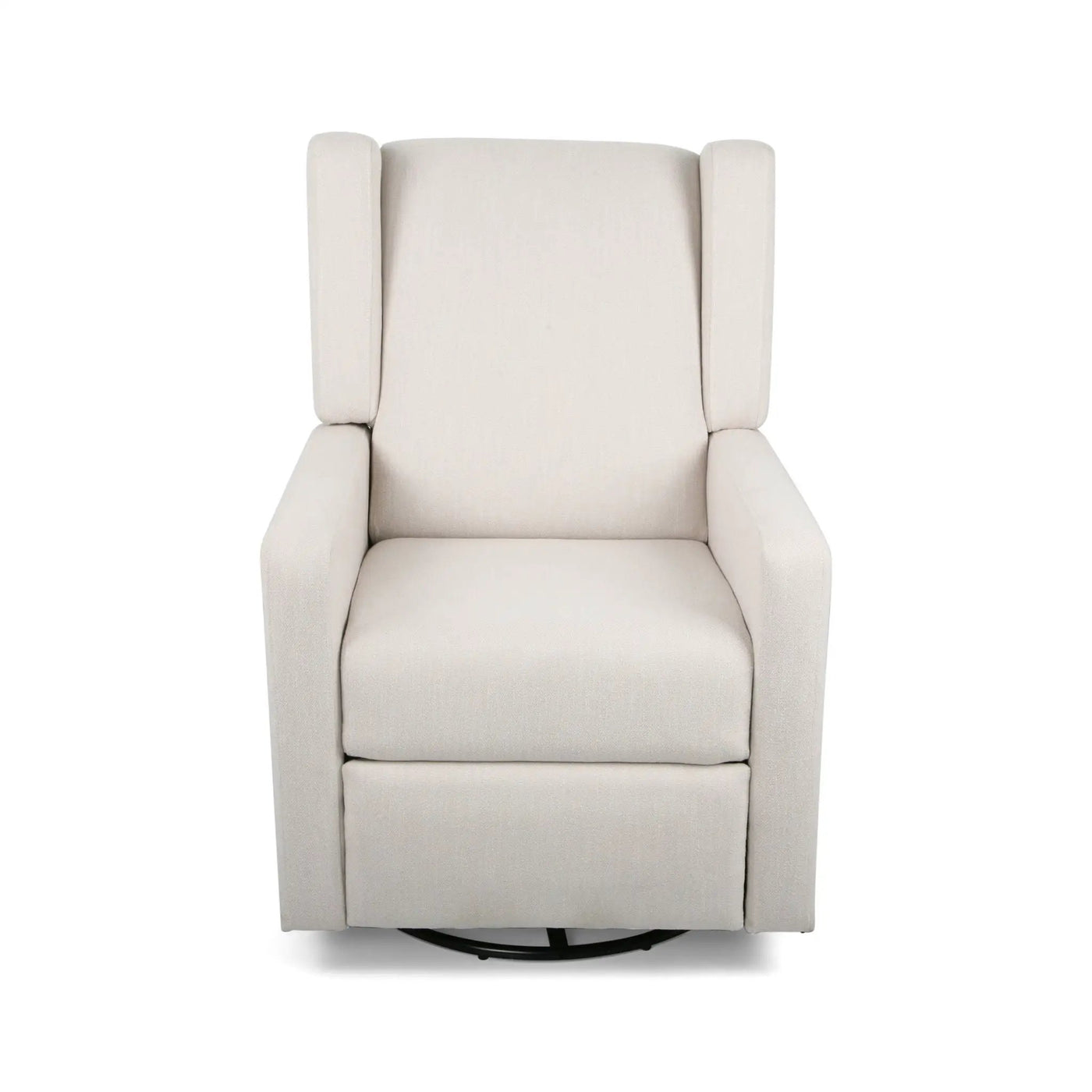 Landau Contemporary Fabric Upholstered Swivel Recliner by Unique Piece Furniture