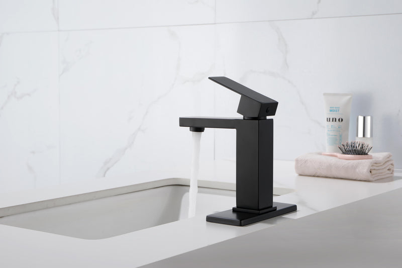 Single Handle Bathroom Sink Faucet with Pop-Up Drain (with Overflow) by HouseOfZazla