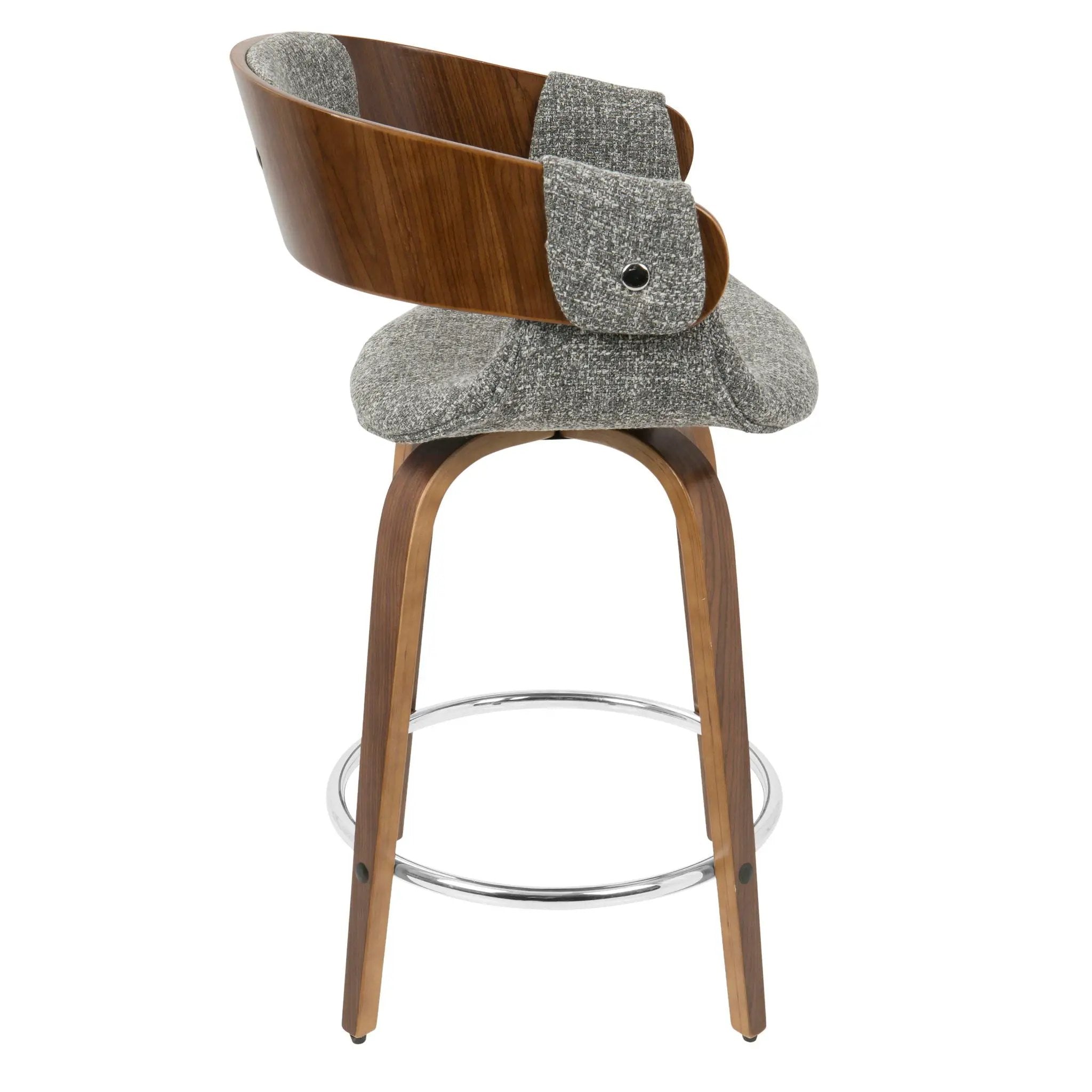 Elisa - Mid Century Modern Counter Stool (Set of 2) by HouseOfZazla