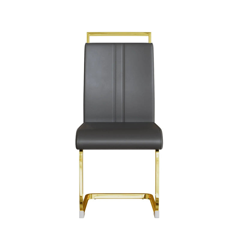 Side Dining Room Chair, Padded Seat High Back by HouseOfZazla