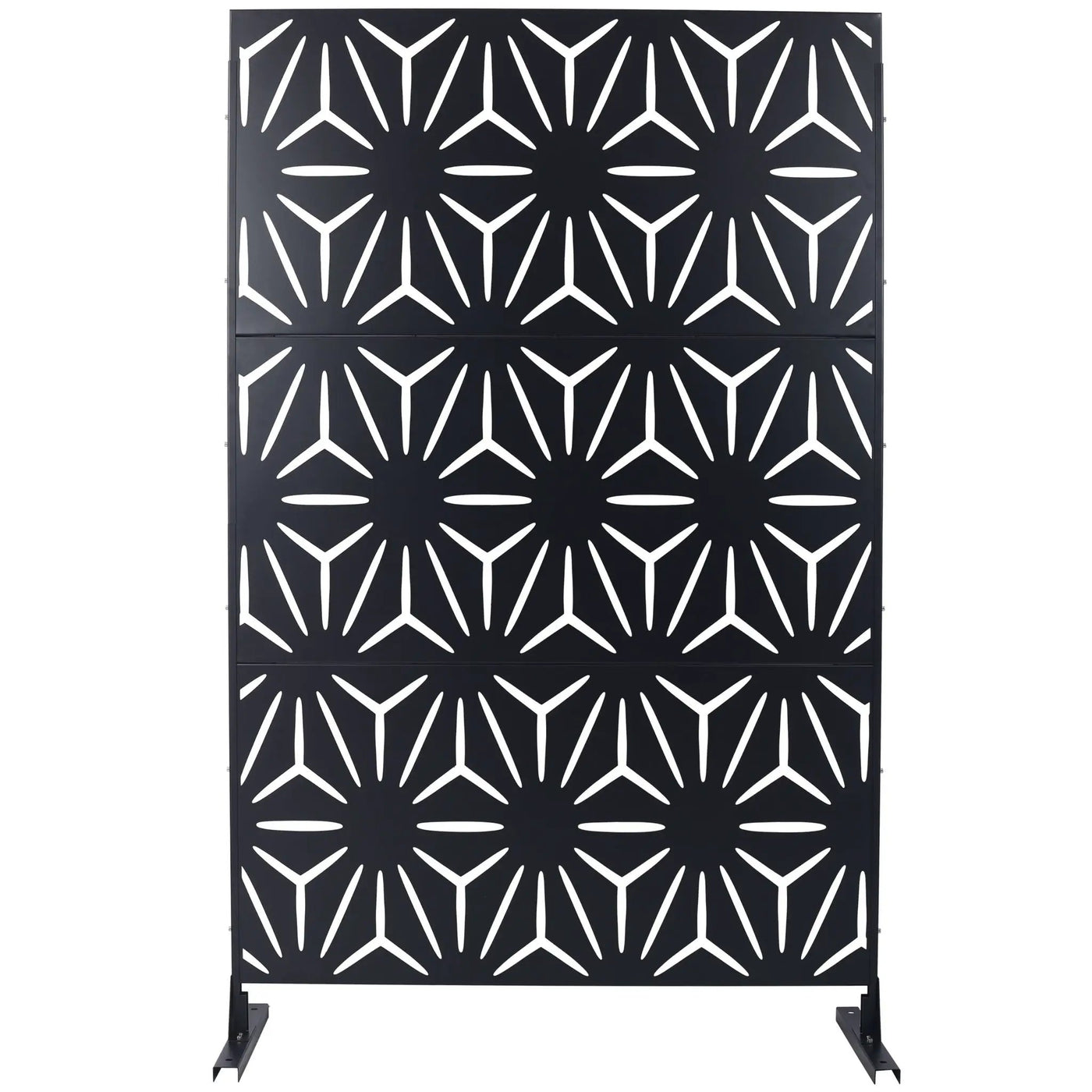 Outdoor & Indoor Metal Privacy Screen, Freestanding Decorative Panels by Unique Piece Furniture