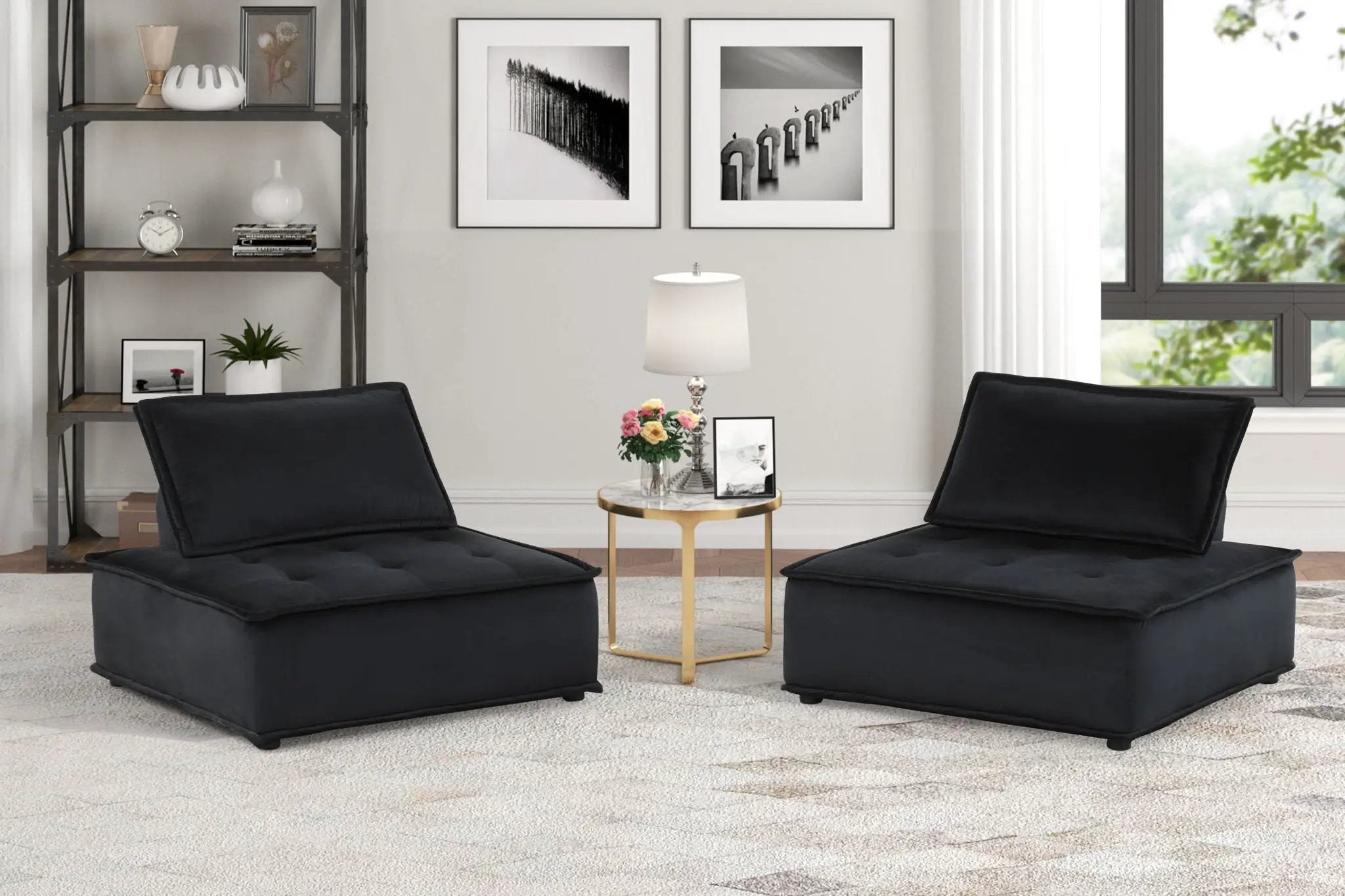 Anna - Armless Lounge Chair by Unique Piece Furniture