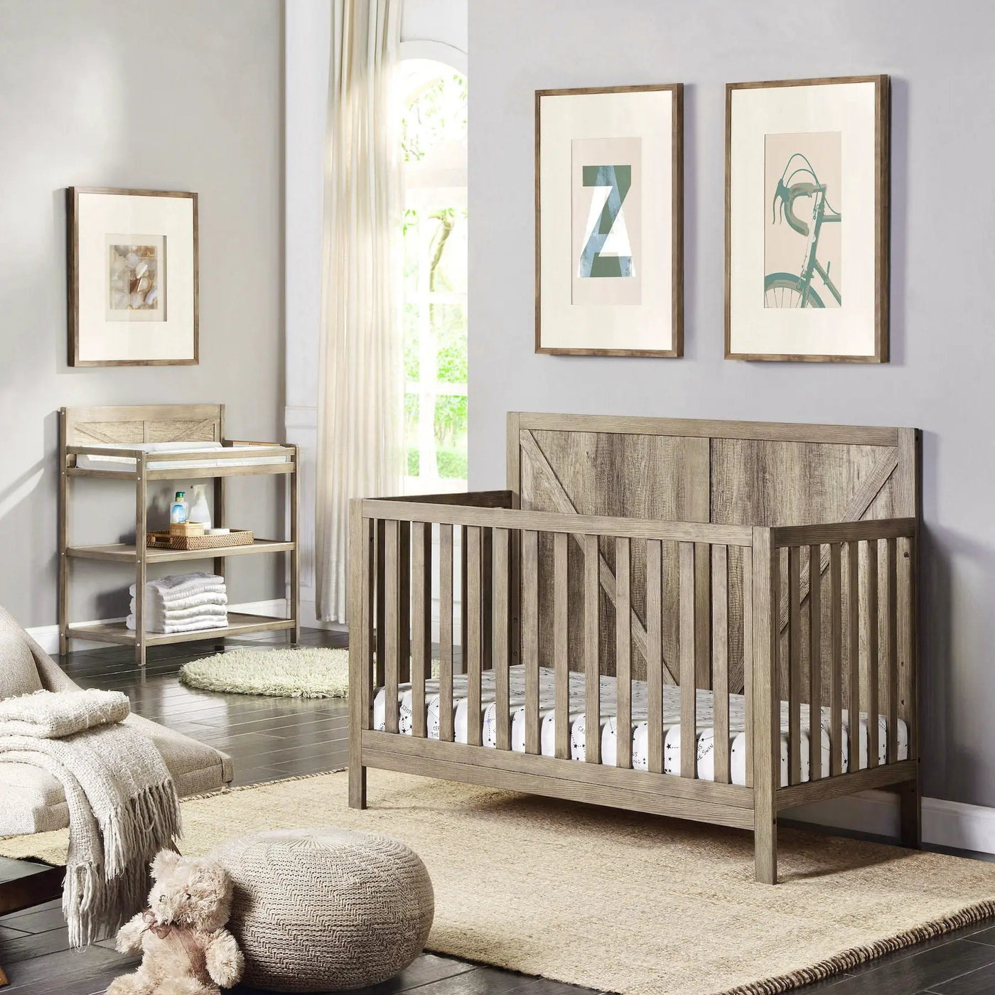 Barnside - 4-in-1 Convertible Crib by Unique Piece Furniture