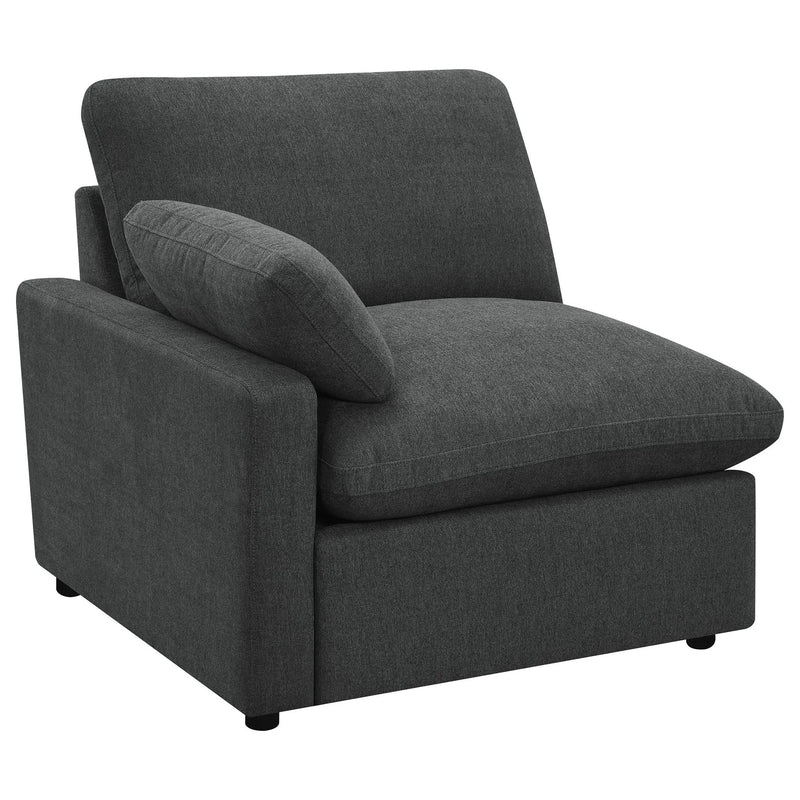 Collins Modular Power Loveseat Dark Grey by Unique Piece Furniture