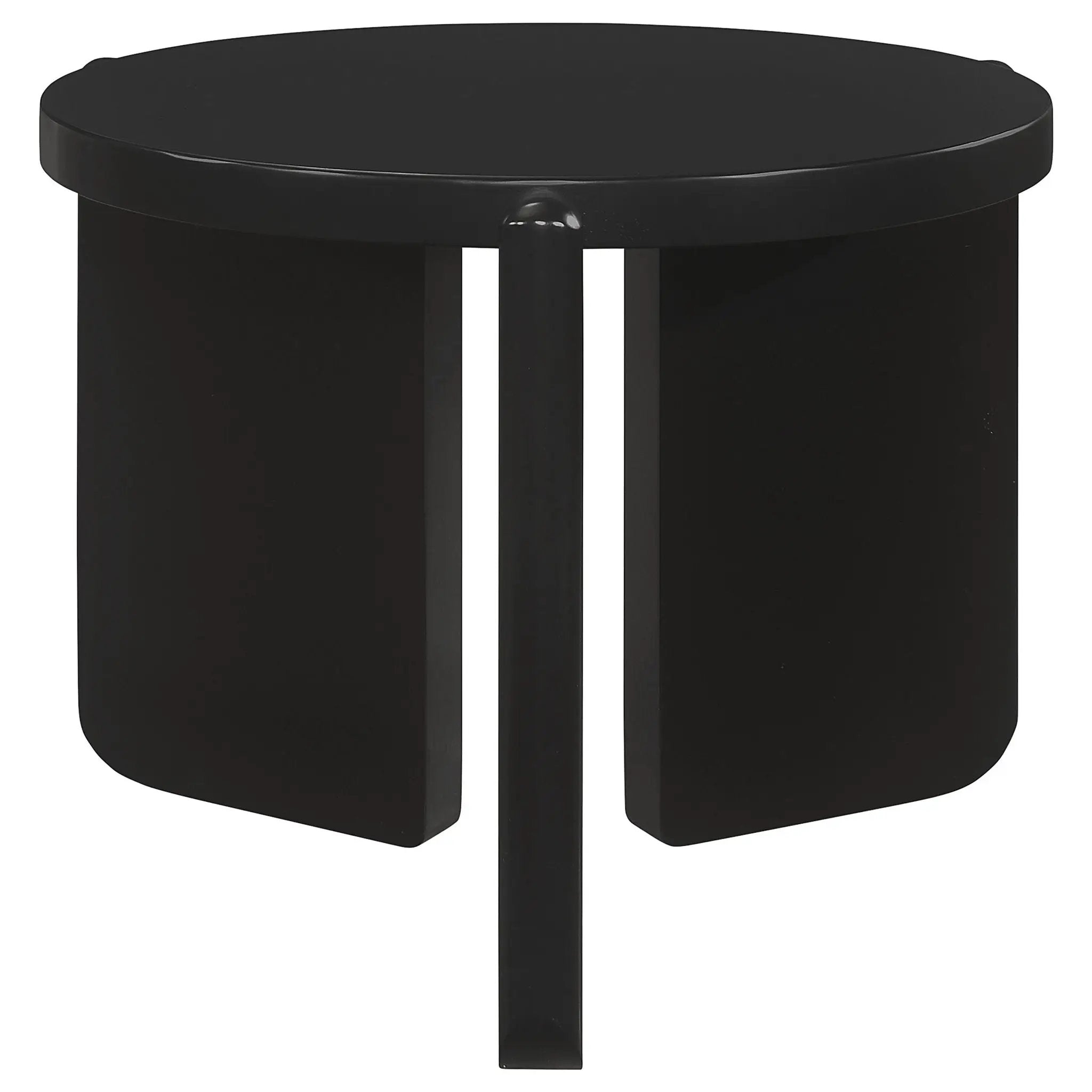Cordova 3-piece Solid Wood Coffee and End Table Set Black by Unique Piece Furniture