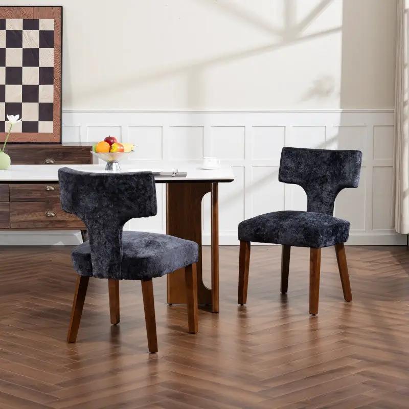 Mid Century Modern Dining Chairs Set of 2 by HouseOfZazla