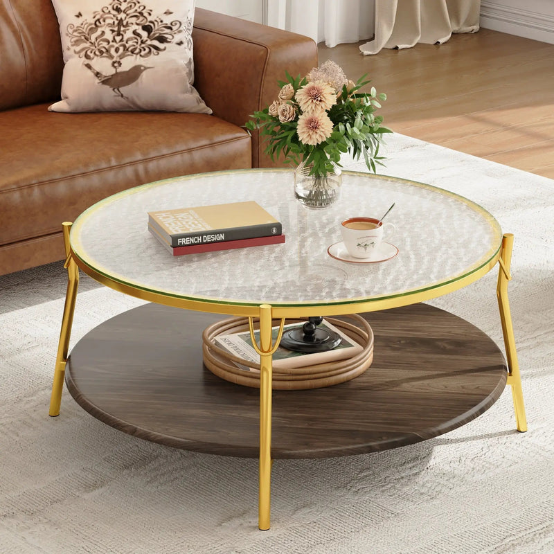 Modern Round Coffee Table by HouseOfZazla