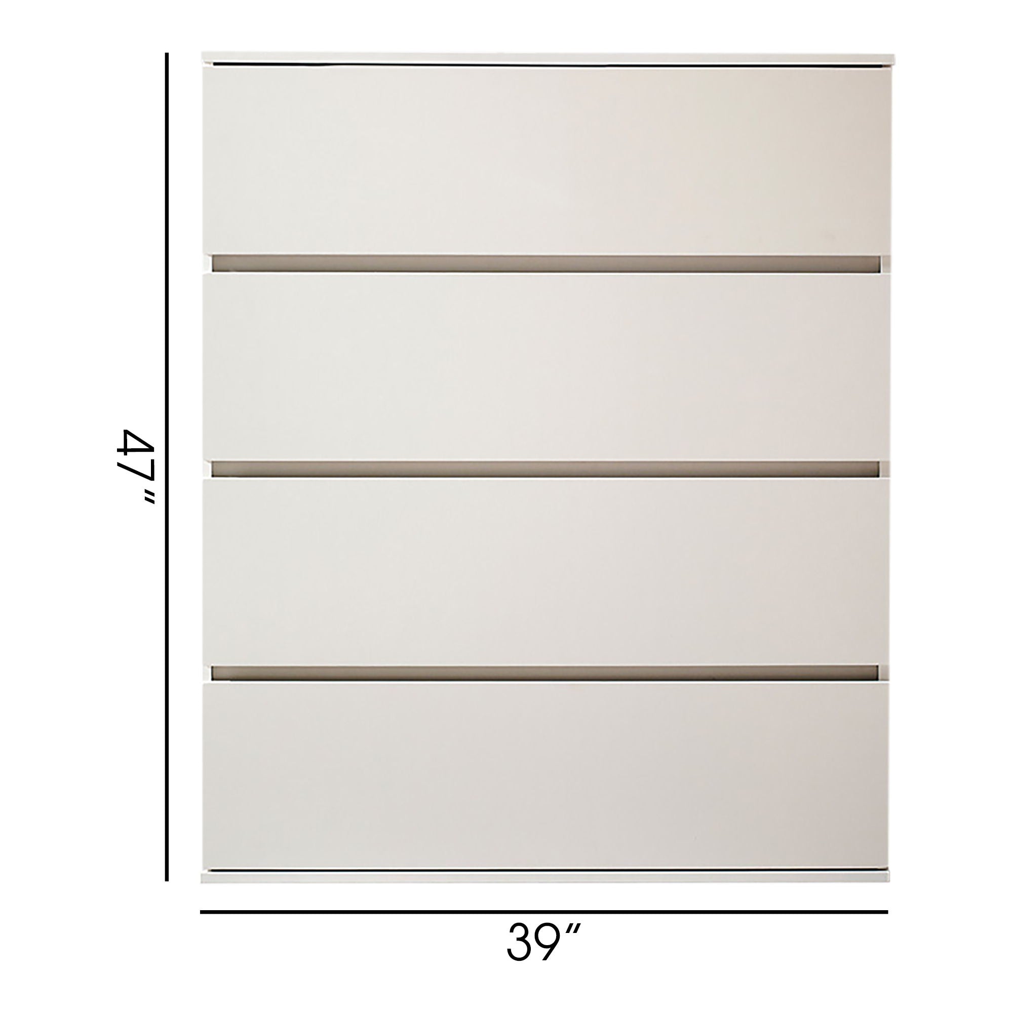 Liv - 4 Drawer Contemporary Wood Chest by HouseOfZazla