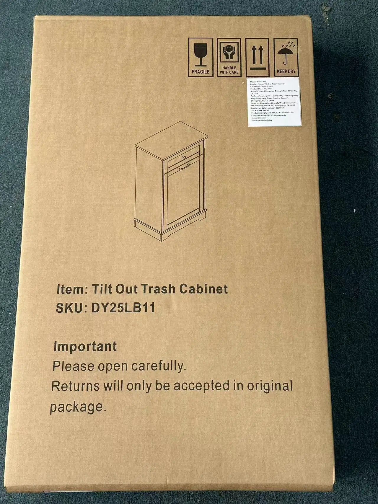 10 Gallon Tilt Out Trash Cabinet by HouseOfZazla
