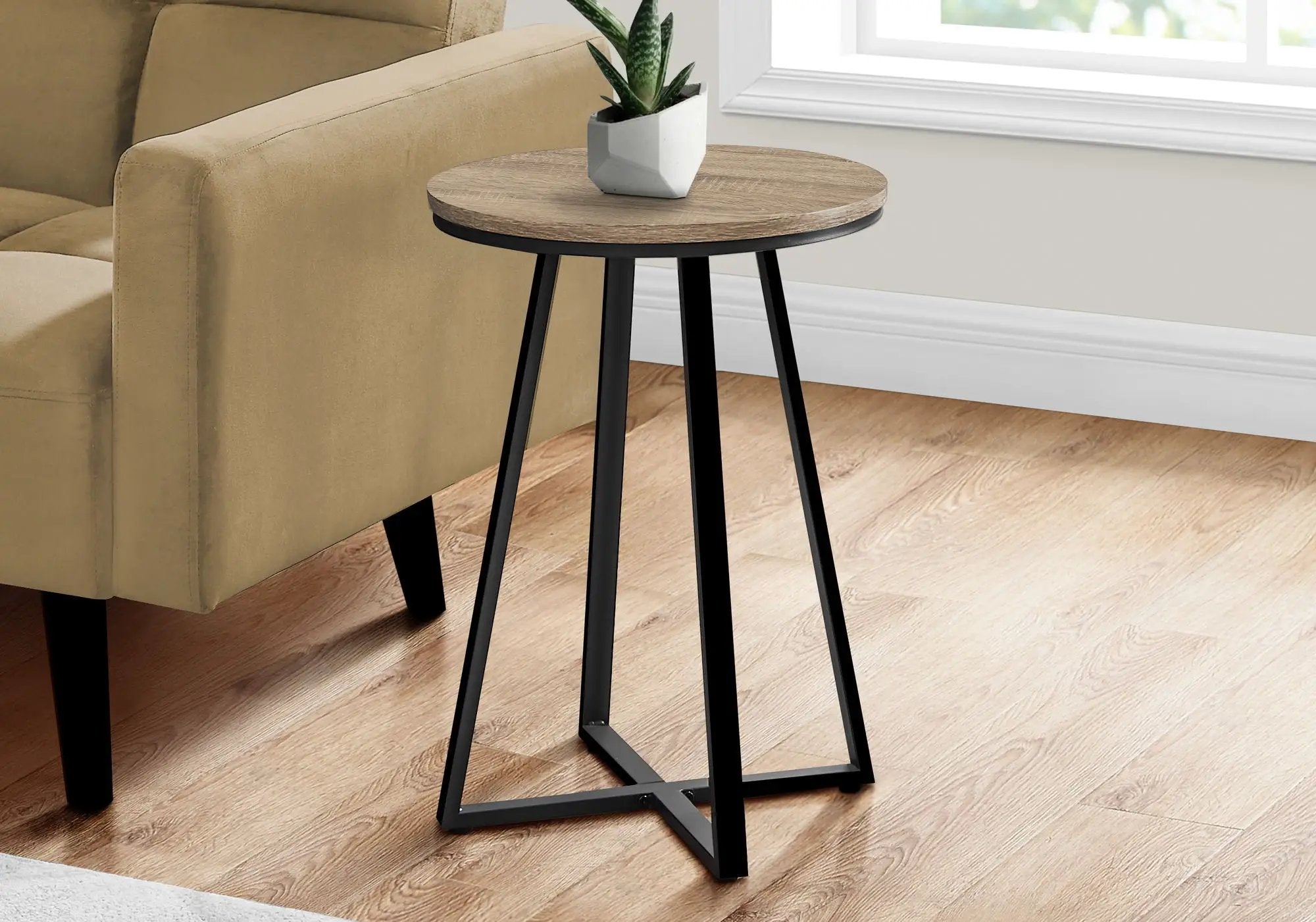 Accent Table, Side, Round Contemporary & Modern Modern Design by Unique Piece Furniture