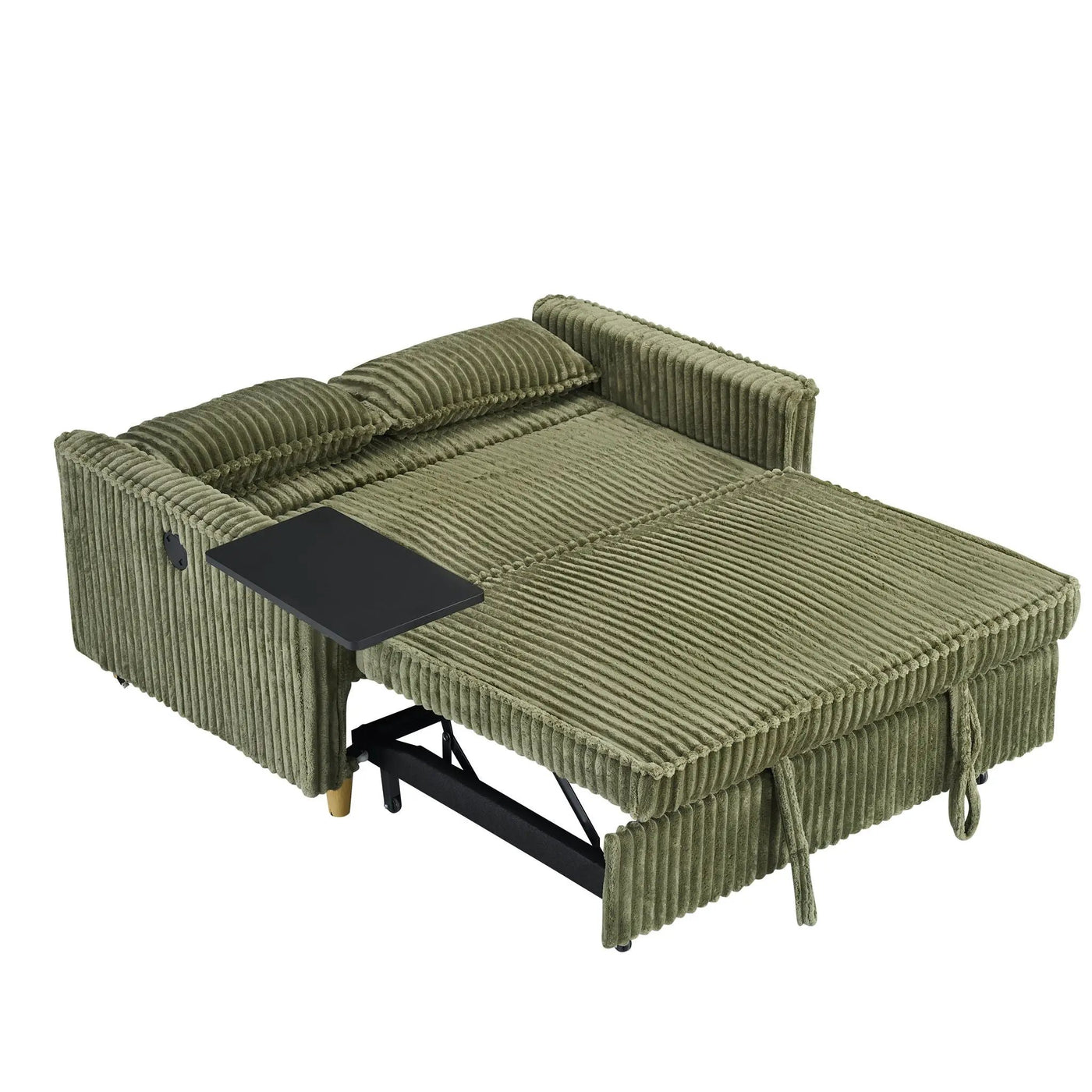 Pull Out Sofa With Movable Tabletop And USB Ports by Unique Piece Furniture