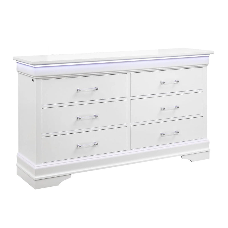Charlston - 5 Piece Bedroom Set With LED Headboard