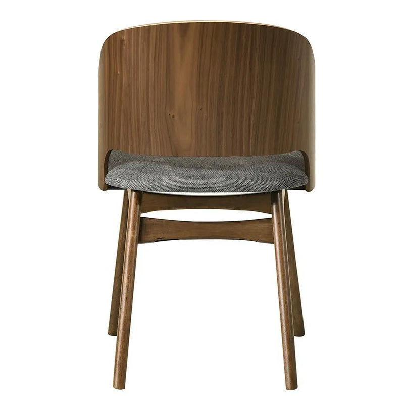 Delmon - Side Chair (Set of 2) - Dark Walnut / Gray by Unique Piece Furniture