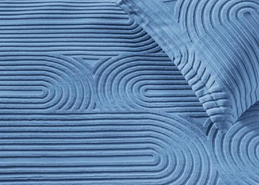 BedGear Performance Duvet Set, Queen - Stonewash Blue/Racetrack by HouseOfZazla