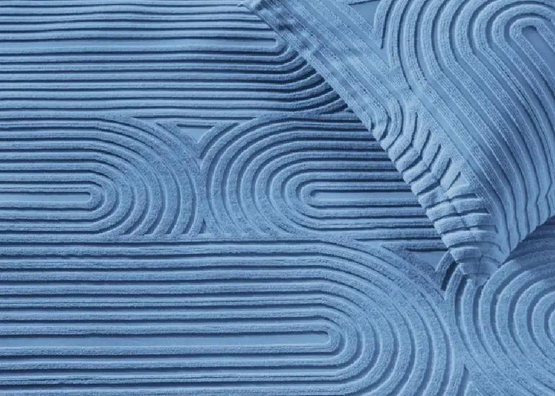 BedGear Performance Duvet Set, Queen - Stonewash Blue/Racetrack by HouseOfZazla
