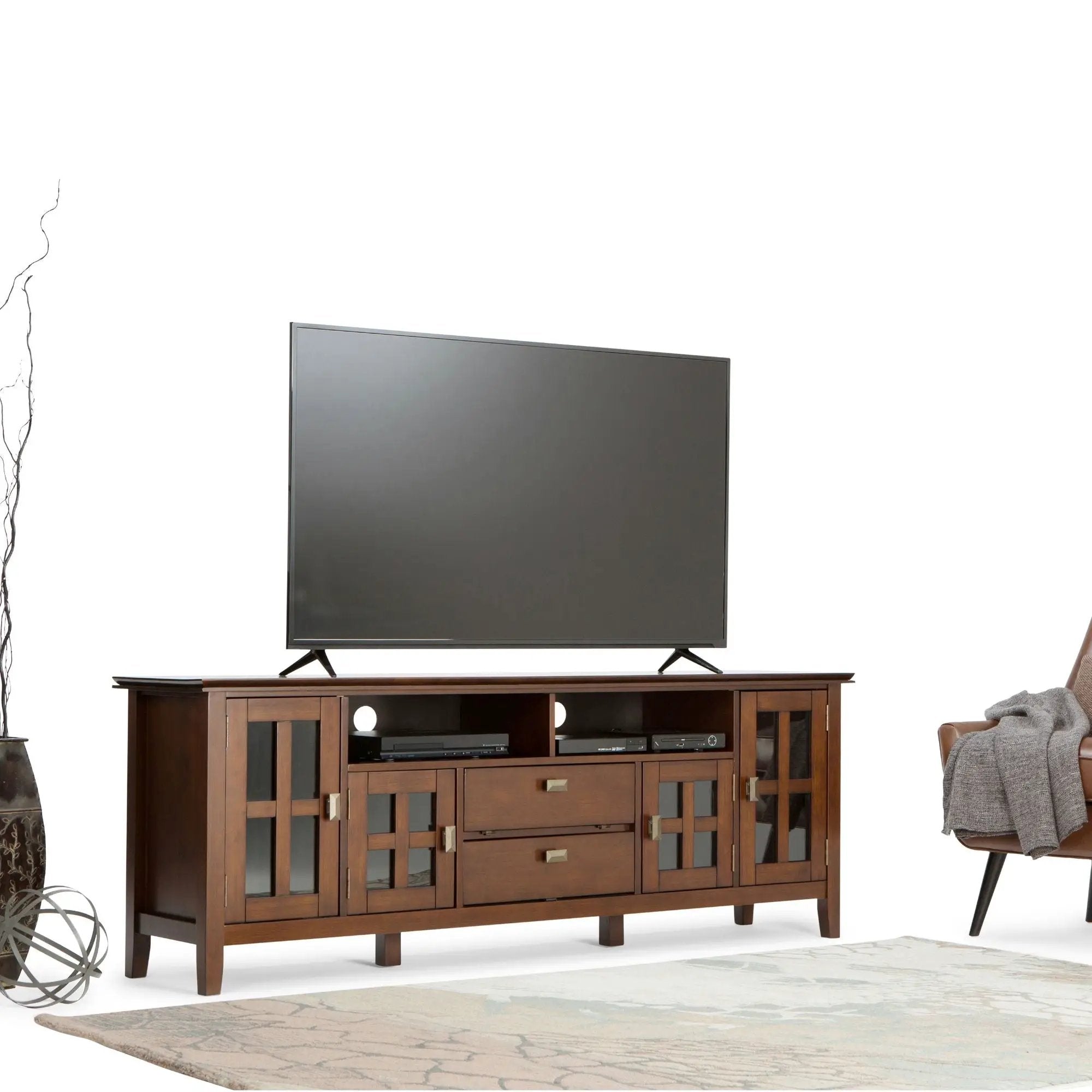 Artisan - TV Media Stand - Russet Brown by HouseOfZazla