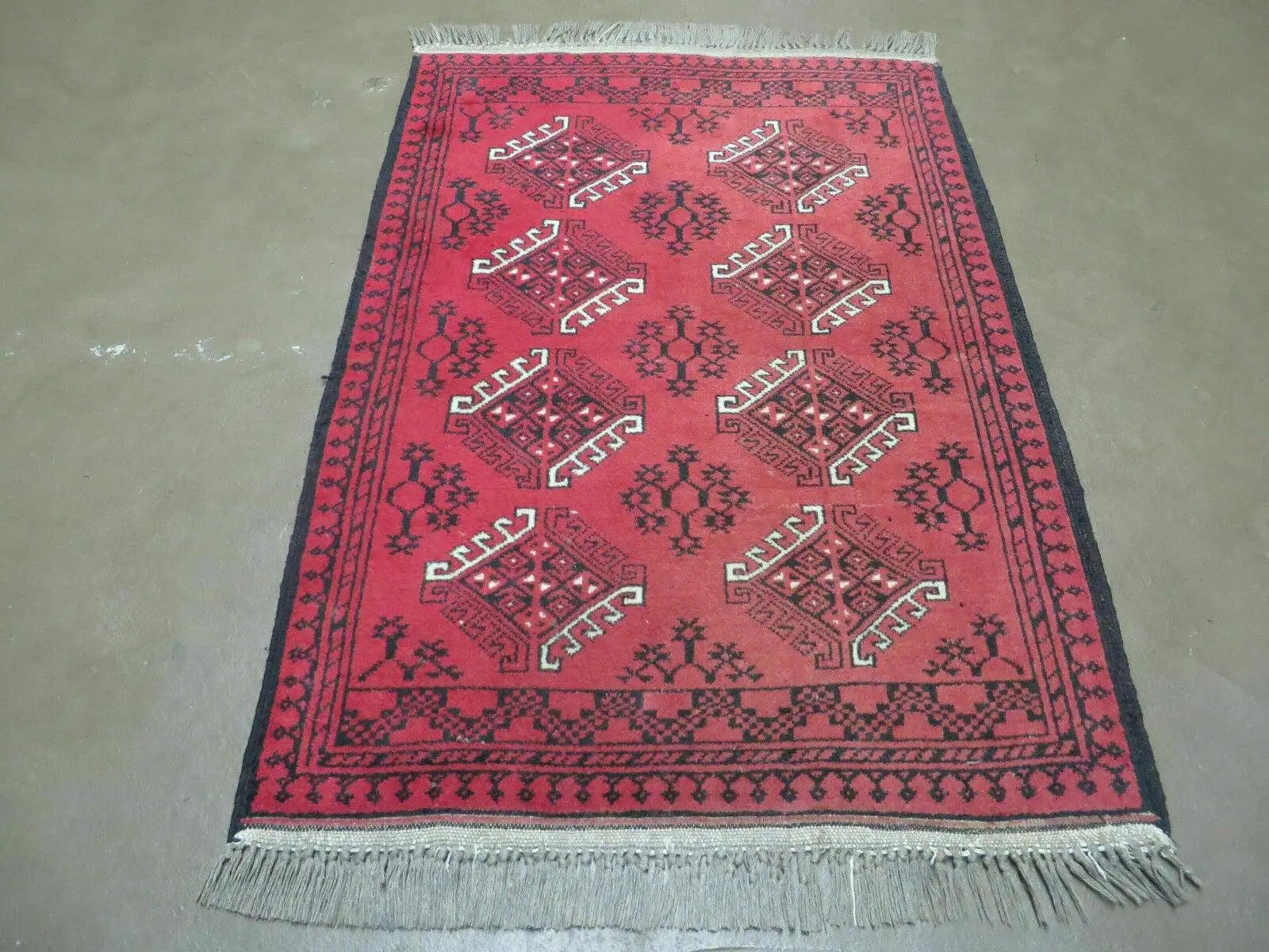 3' X 4' Vintage Fine Handmade Turkoman Bokhara Yamud Rug Carpet Nice by Jewel Rugs