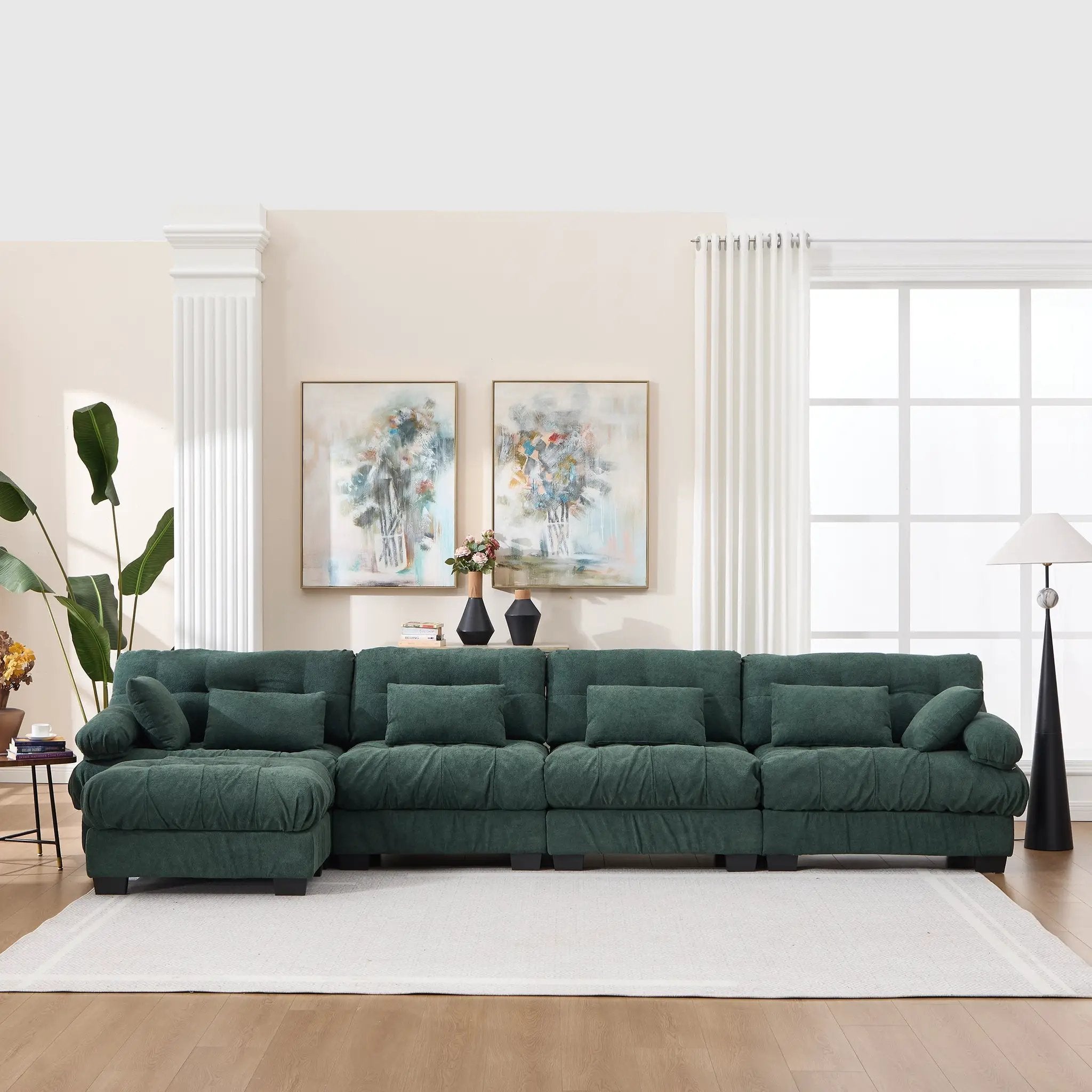 Modular Sectional Sofa Cloud Couch by HouseOfZazla