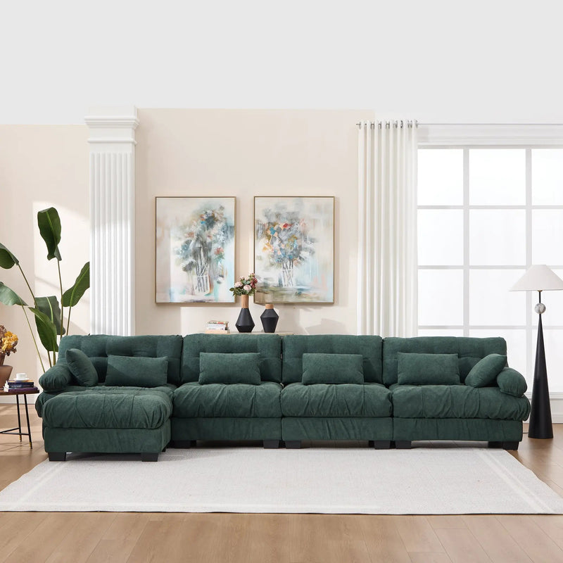 Modular Sectional Sofa Cloud Couch by HouseOfZazla