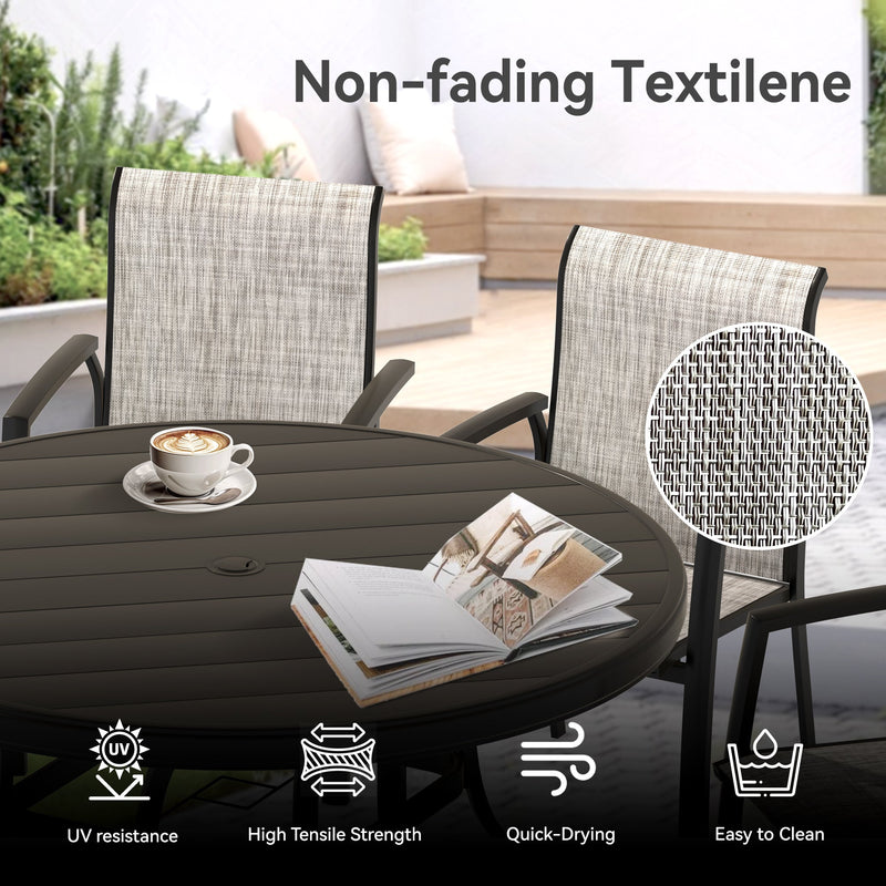 VRSHWO Garden Patio Chairs Set of 2 by HouseOfZazla