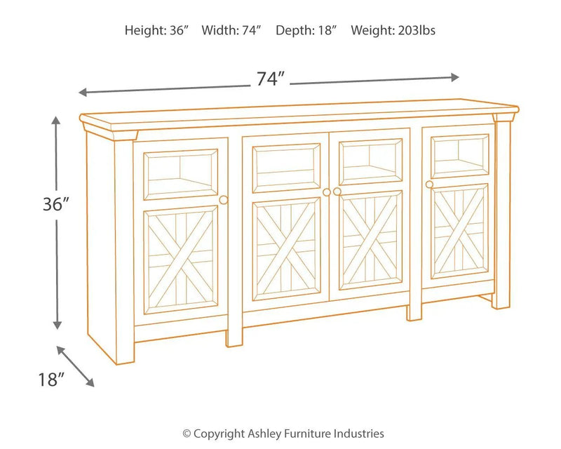 Bolanburg - TV Stand by Unique Piece Furniture