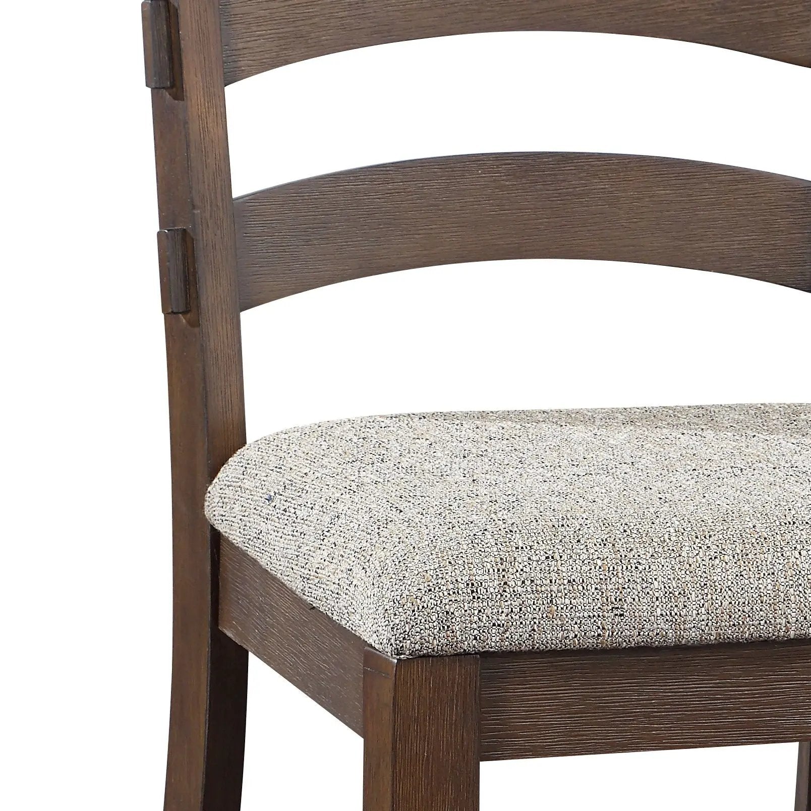 Pascaline - Rustic Side Chair (Set of 2) - Gray / Brown by HouseOfZazla