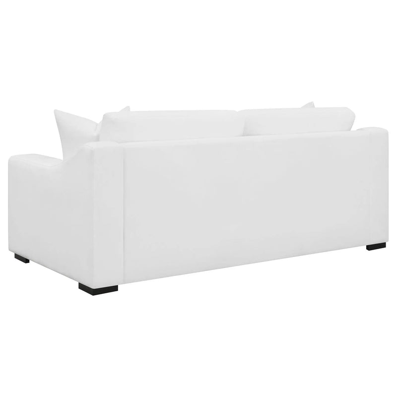 Ashlyn 3-piece Upholstered Sloped Arm Sofa Set White by Unique Piece Furniture