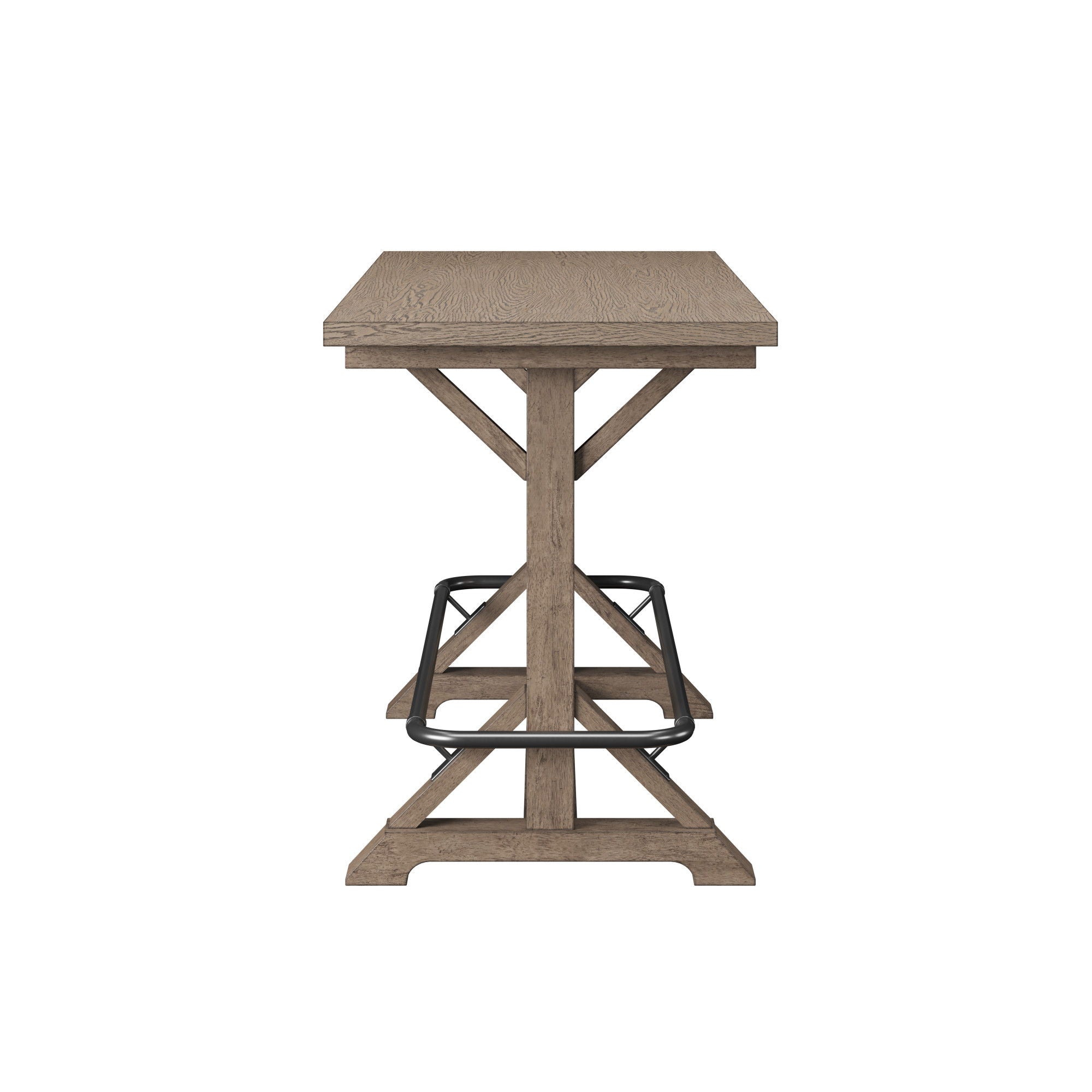 Bar Height Trestle Table - Brown by HouseOfZazla