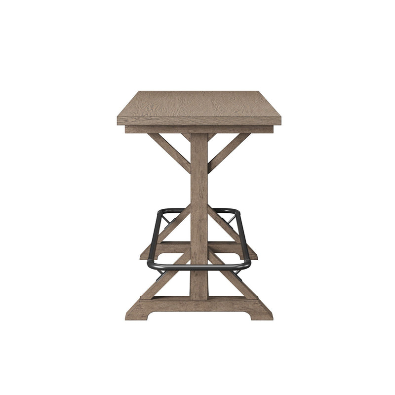 Bar Height Trestle Table - Brown by HouseOfZazla