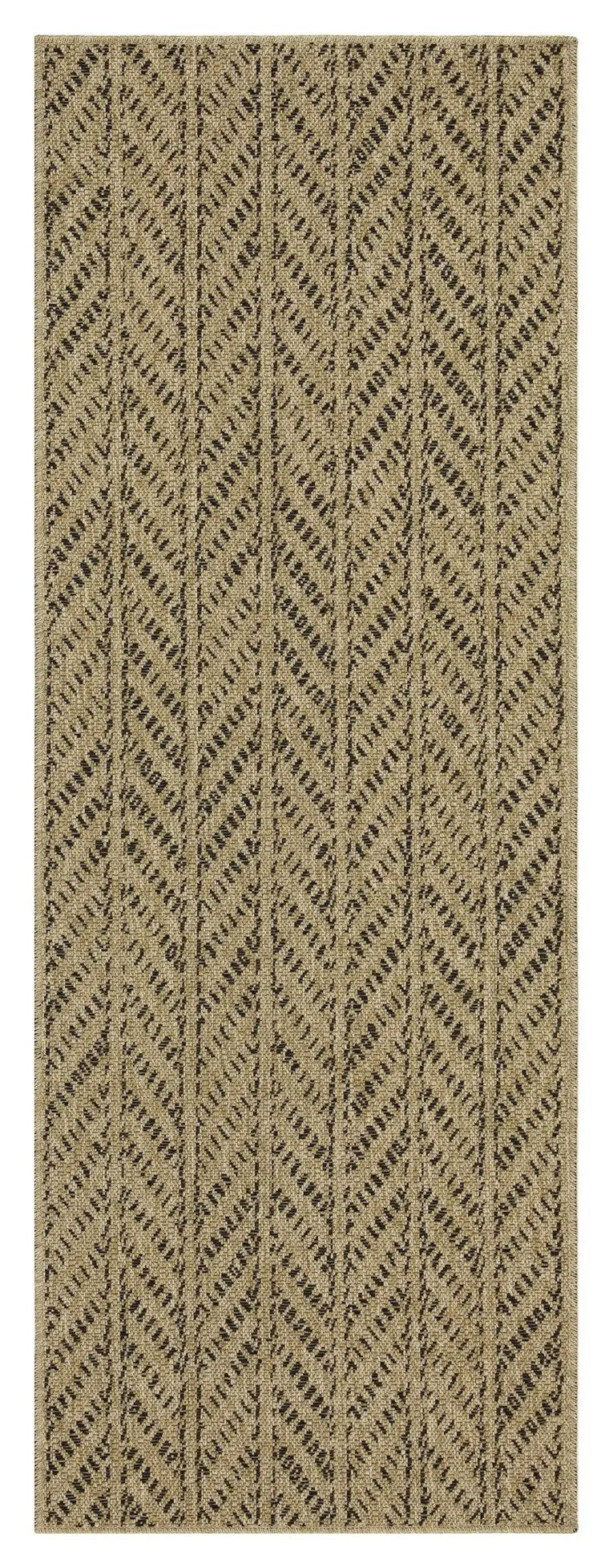 Earth GC_NTL1012 Jute/Black Indoor/Outdoor Area Rug by HouseOfZazla