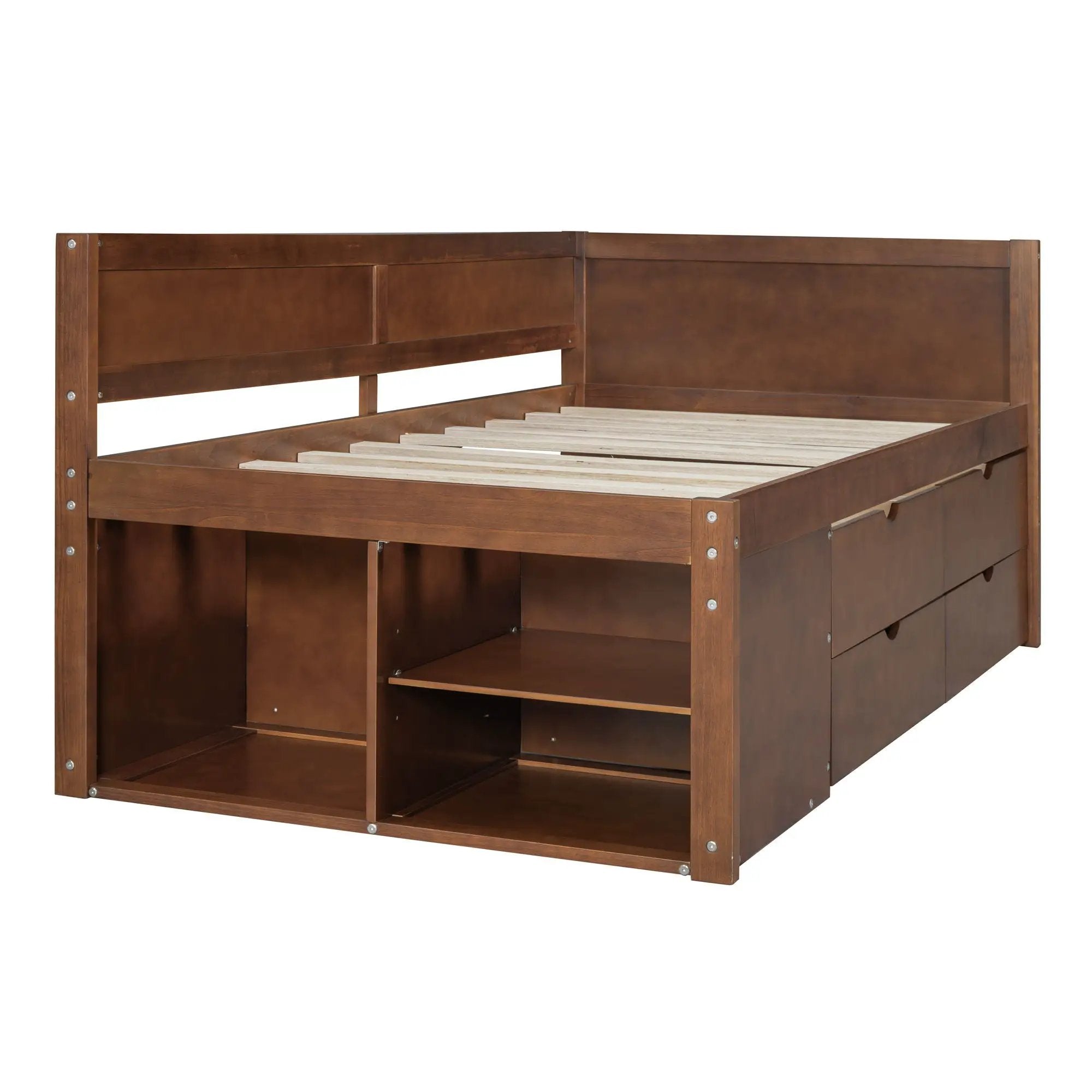 Daybed With Drawers And Shelves by HouseOfZazla