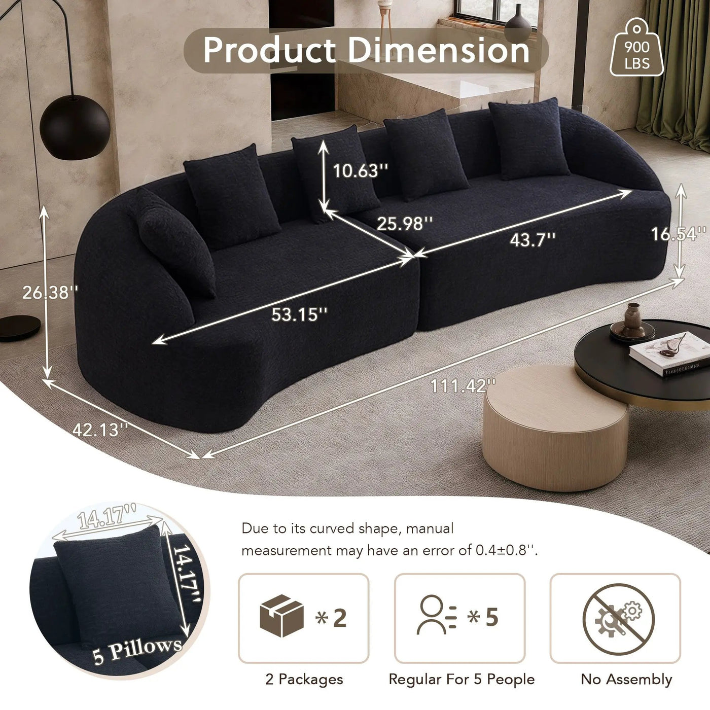 Compression Sponge Sofa by HouseOfZazla