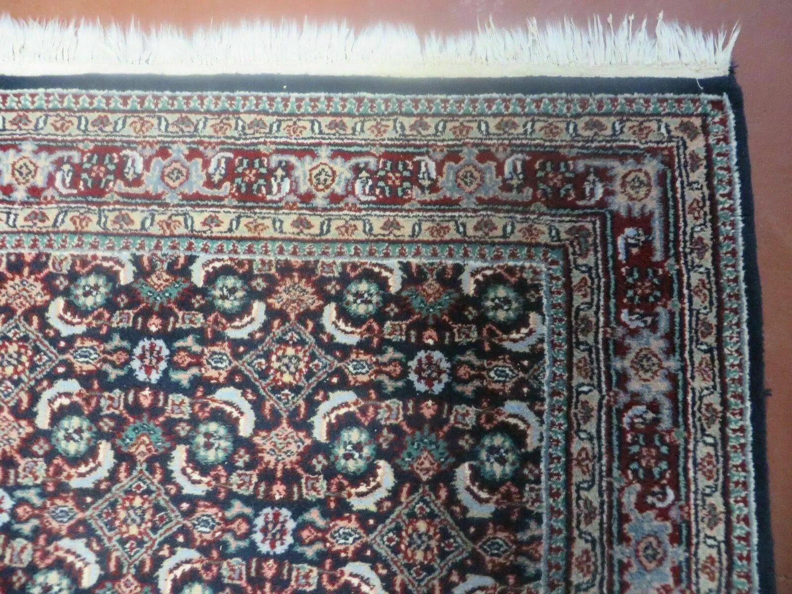 4' X 6' Vintage Handmade Indian Amristar Wool Rug Carpet Nice by Jewel Rugs