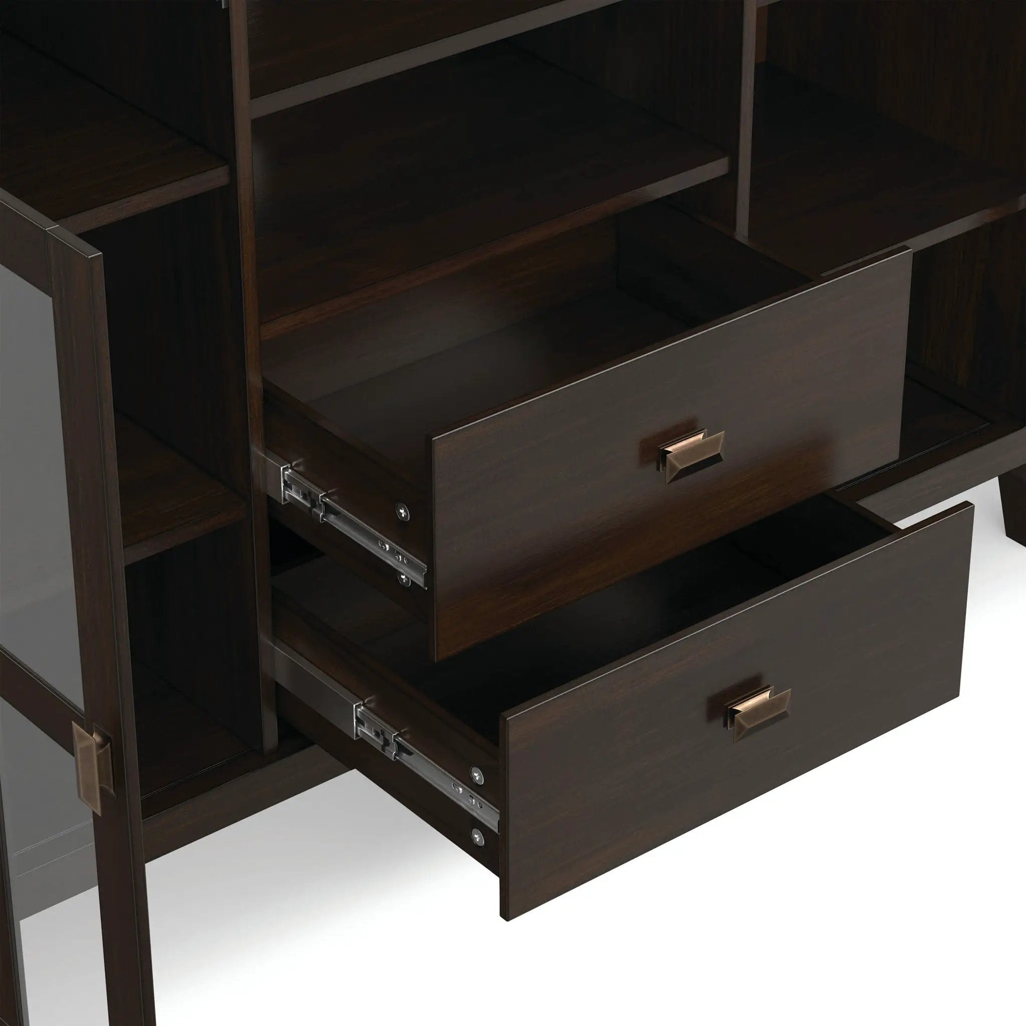 Artisan - Tall TV Media Stand - Dark Chestnut Brown by Unique Piece Furniture